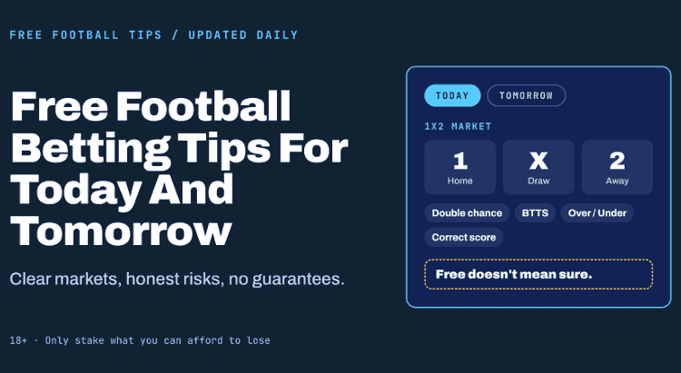 Free Football Betting Tips Today And Tomorrow