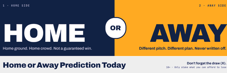 Home or Away Prediction Today
